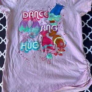 Trolls Girls glitter tee